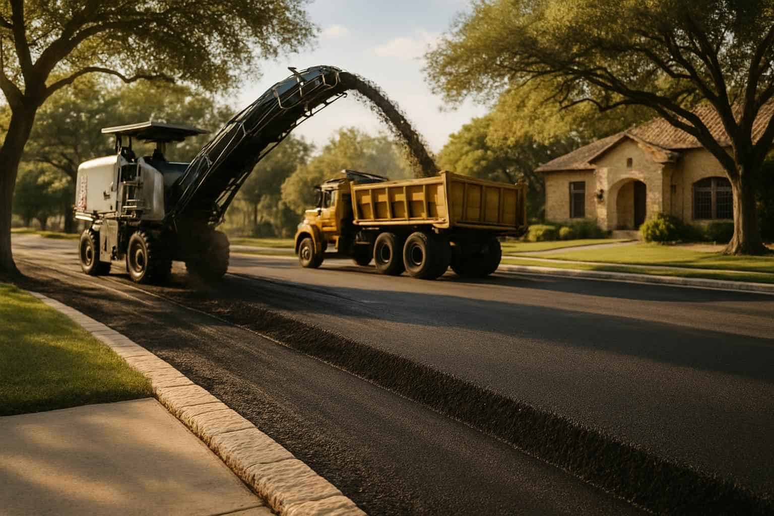 Asphalt Milling and Repaving Services in Boerne Texas