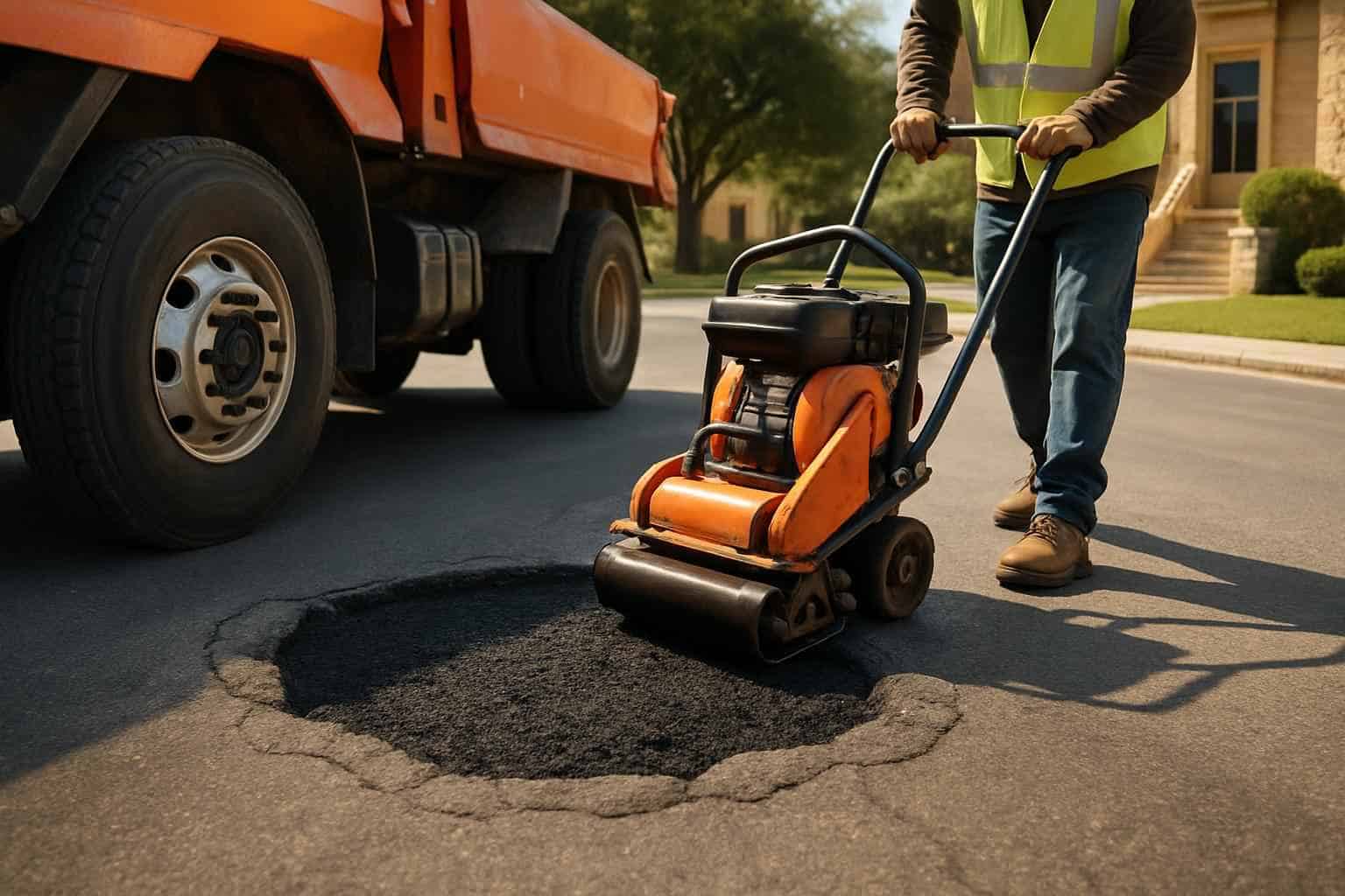 Asphalt Pothole Repair Services Kerrville Texas