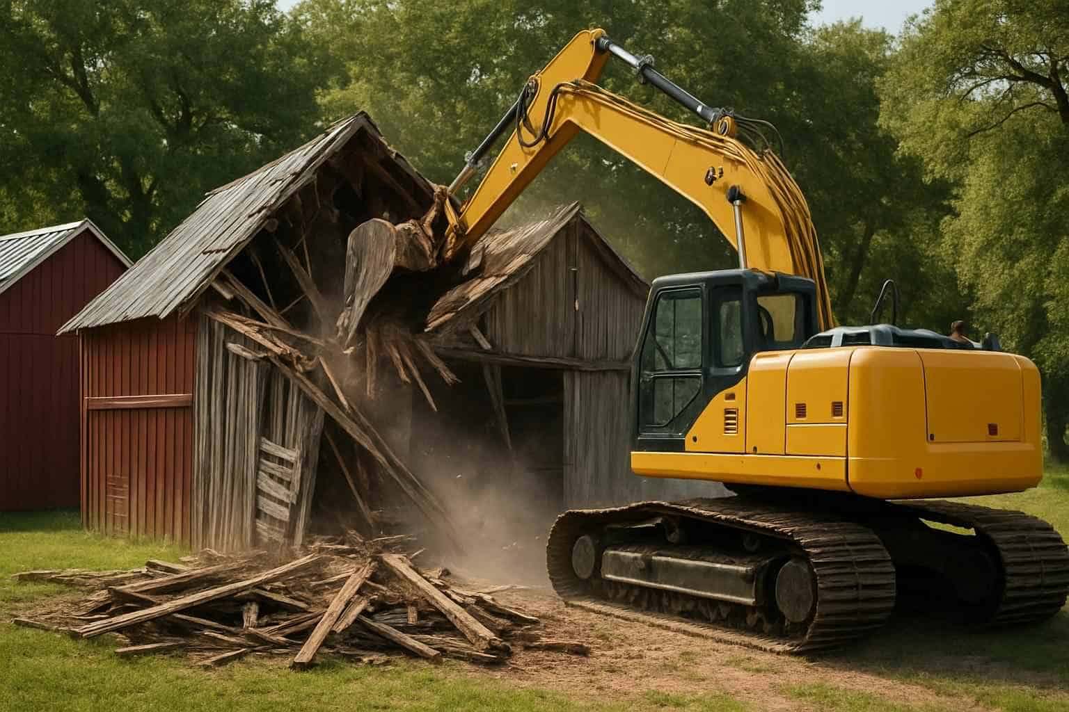 Barn And Outbuilding Demolition Services In Boerne Texas