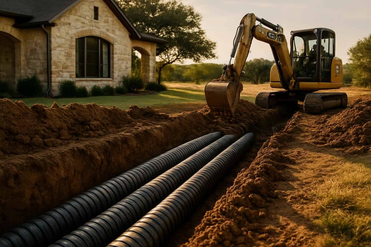 Center Point TX Trenching for Utilities