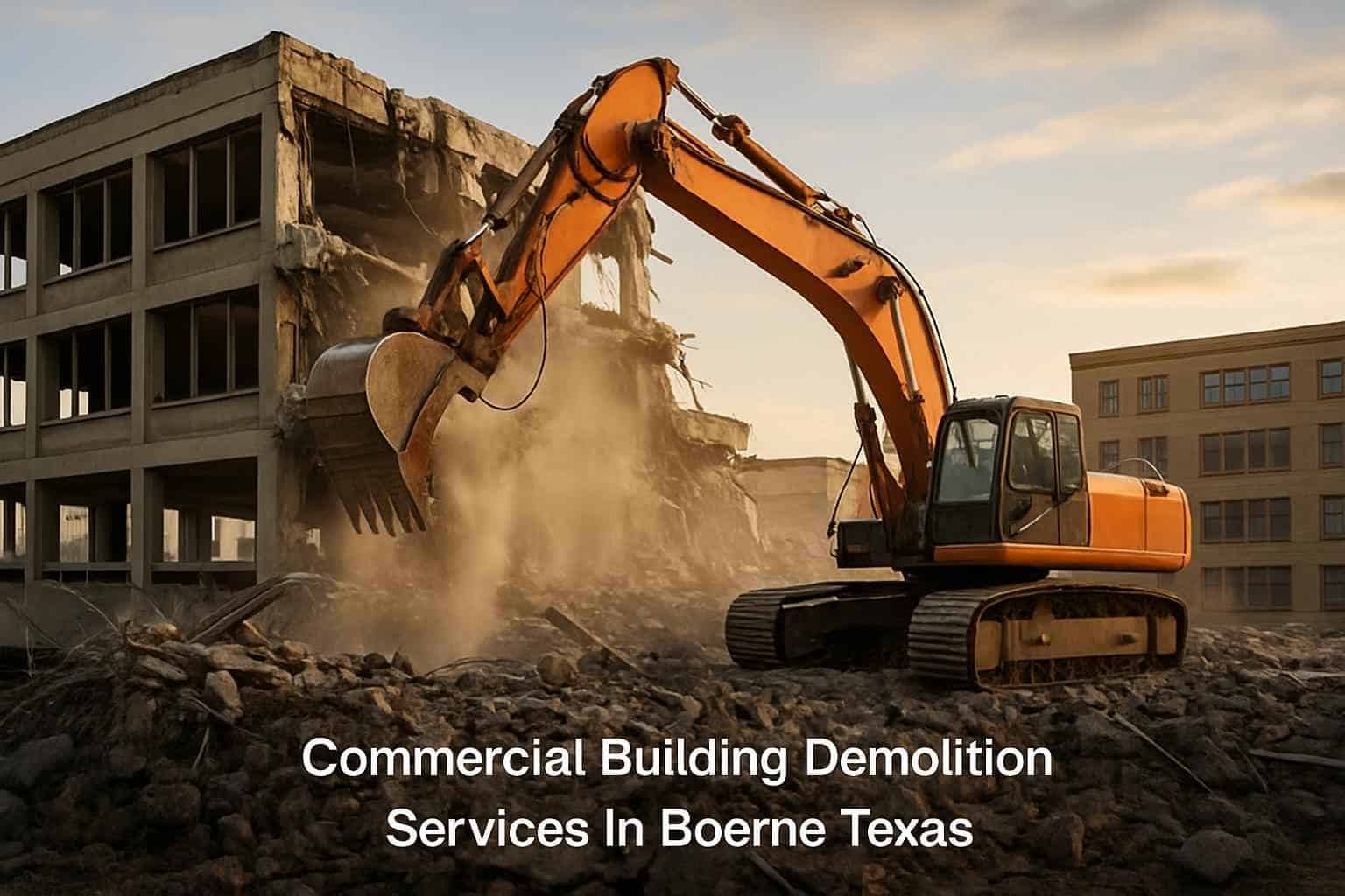 Commercial Building Demolition Services In Boerne Texas