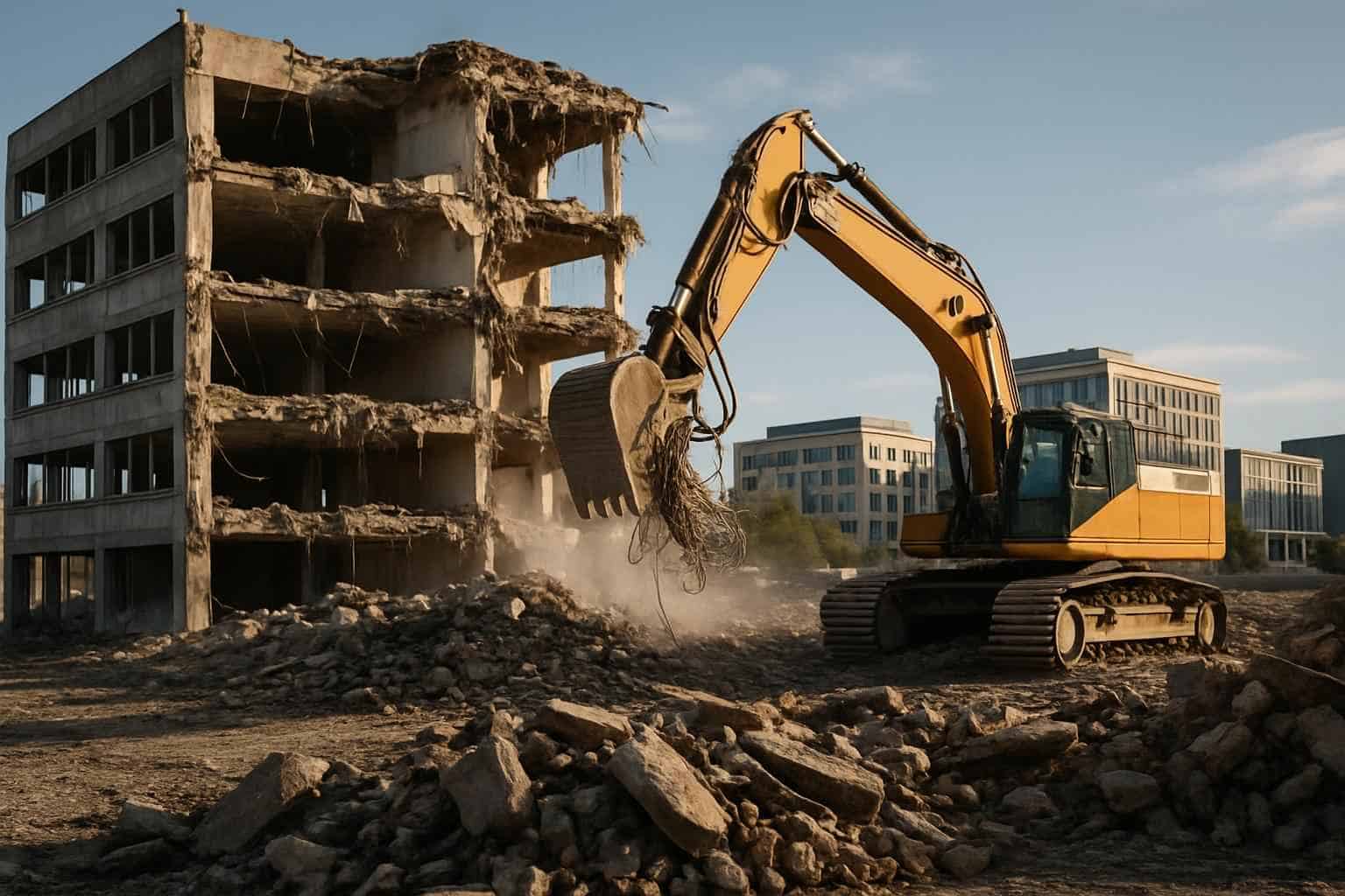Commercial Building Demolition Services Center Point Texas