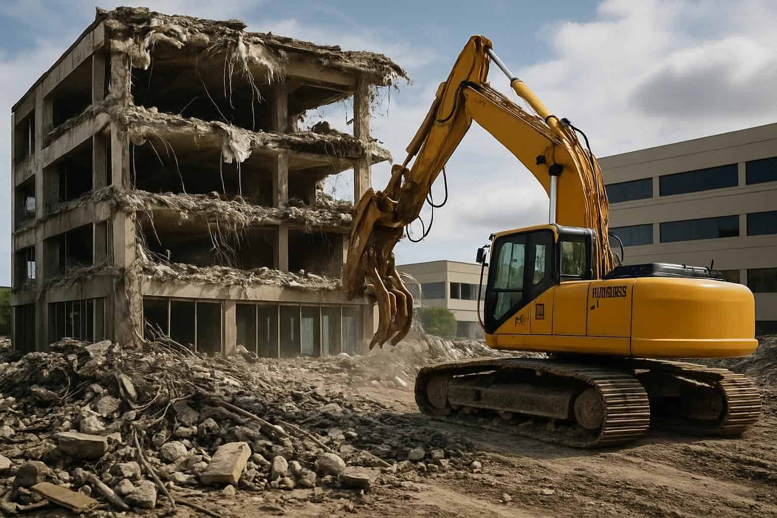 Commercial Building Demolition Services Ingram Texas