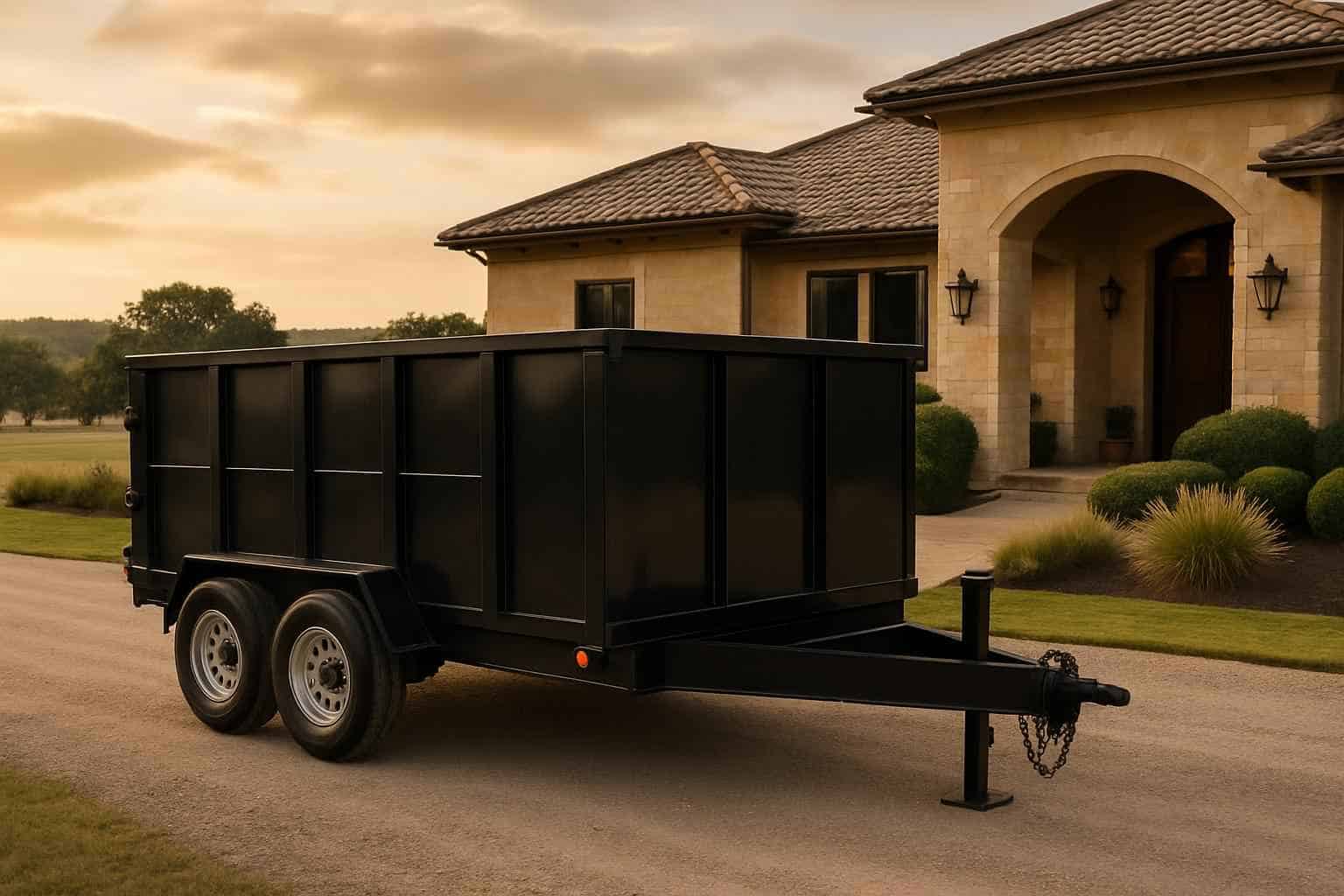 Commercial Dumpster Trailer Rental Hunt TX