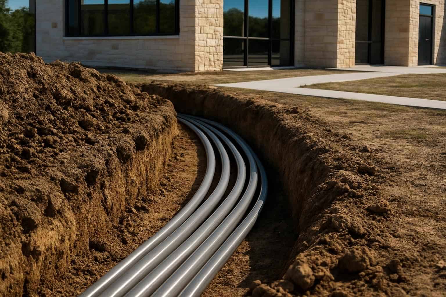 Commercial Electrical Conduit Trenching Bandera