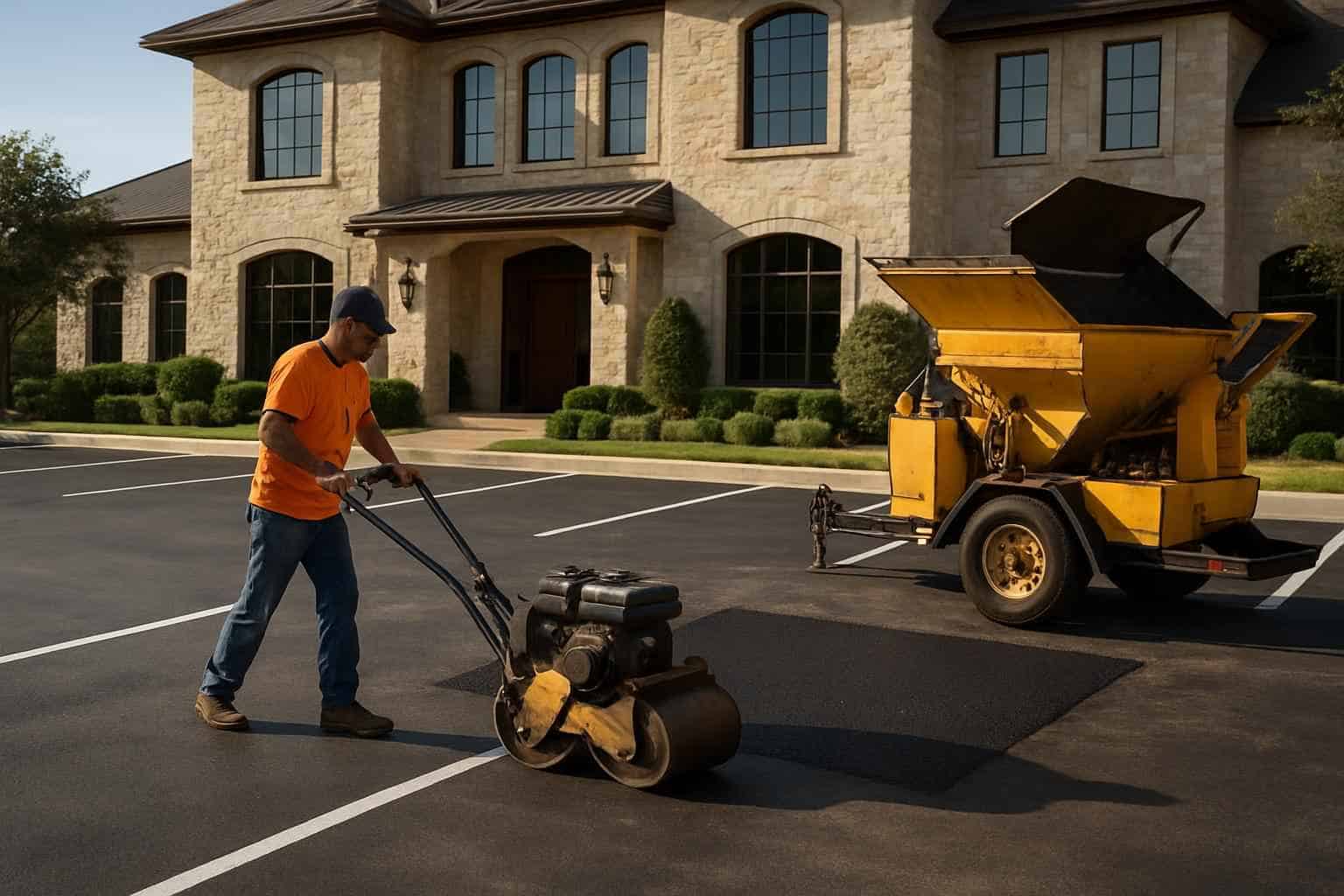 Commercial Parking Lot Repair in Boerne Texas