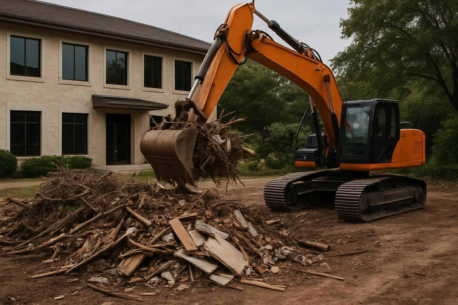 Commercial Property Debris Clearing in Kerrville Texas