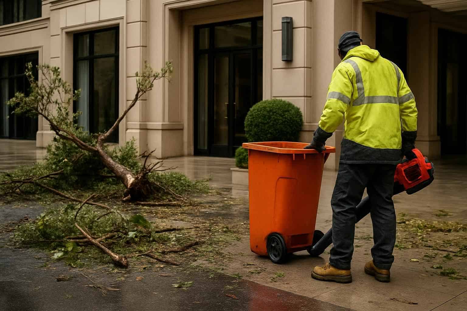 Commercial Property Storm Cleanup Ingram TX