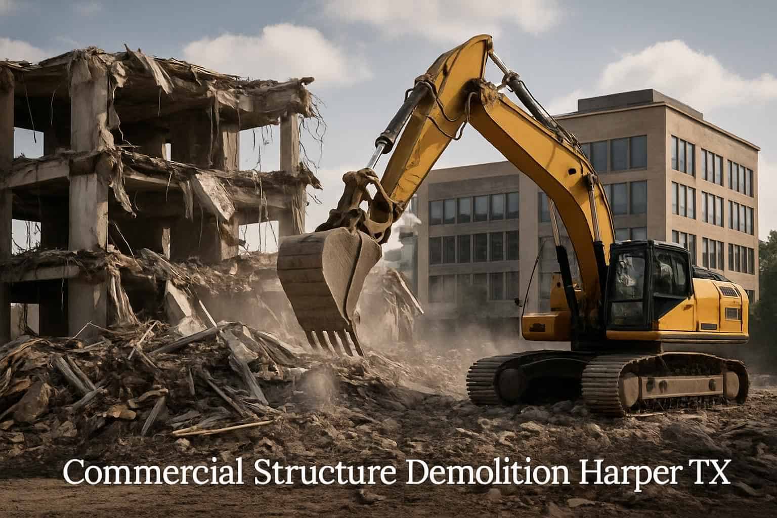 Commercial Structure Demolition Harper TX