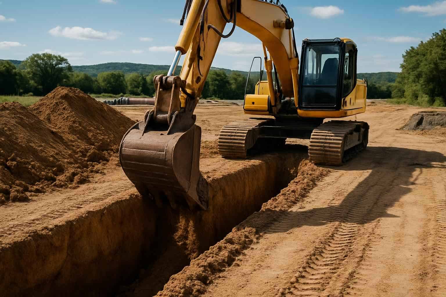 Commercial Trench Excavation Contractors Hunt Texas