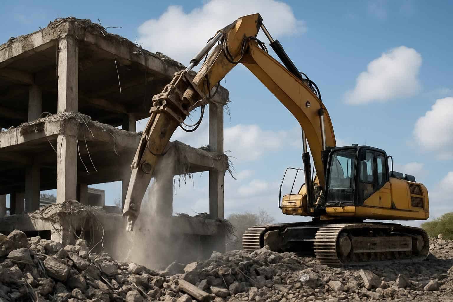 Concrete Structure Demolition Services in Bandera Texas