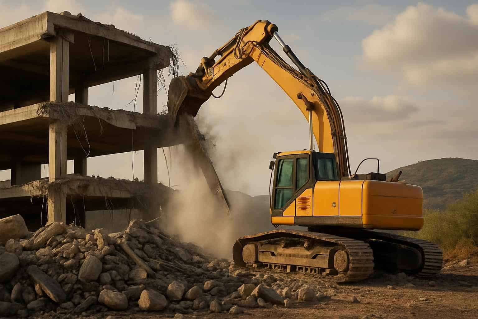 Concrete Structure Demolition Services Center Point Texas