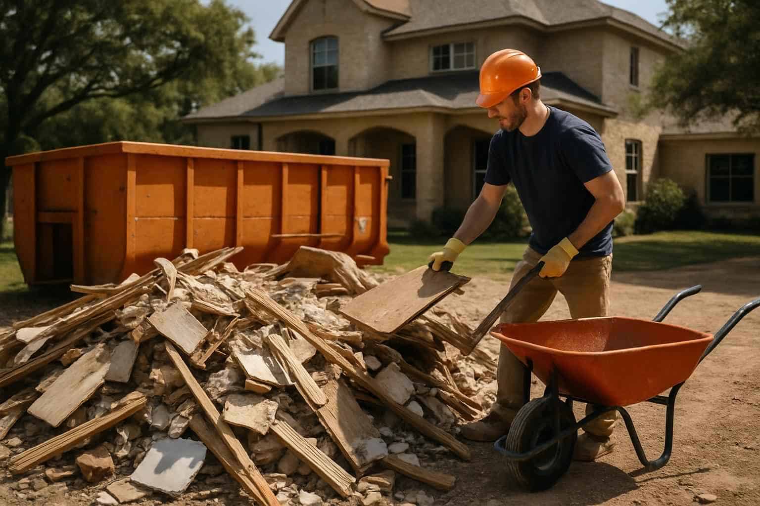 Construction Debris Removal for Kerrville Projects