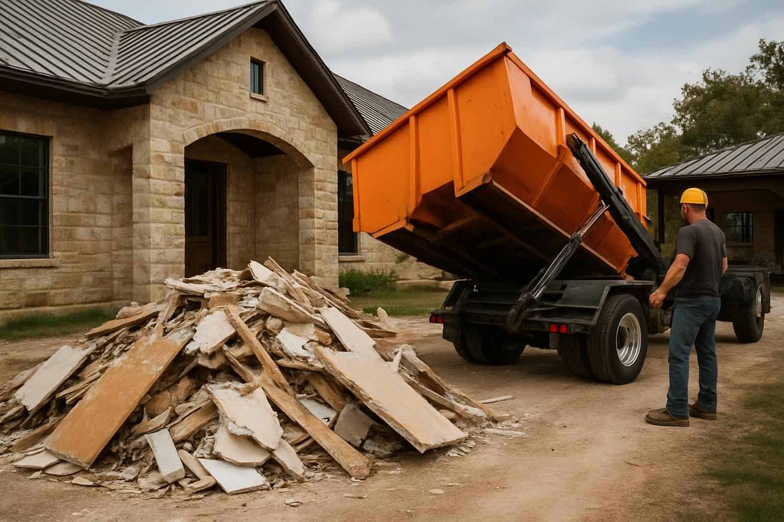 Construction Debris Removal Fredericksburg Texas