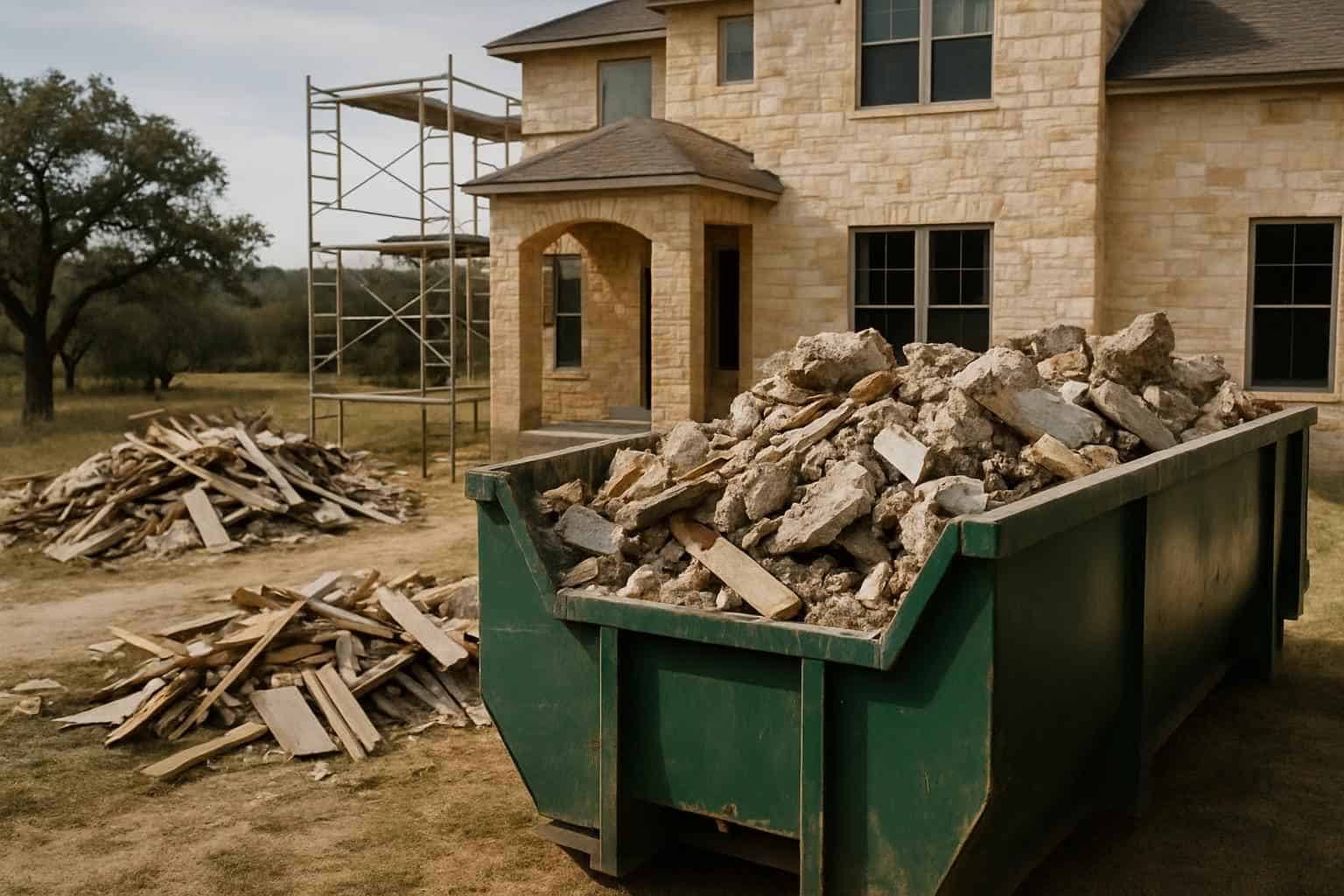 Construction Debris Removal in Bandera Texas