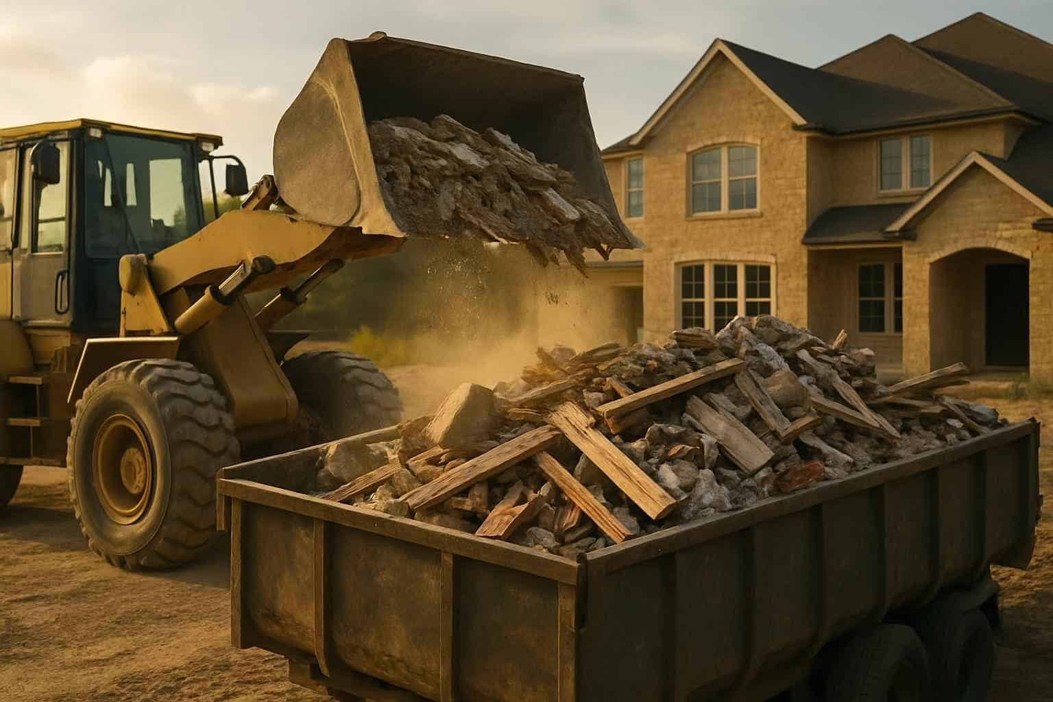 Construction Debris Removal in Boerne Texas