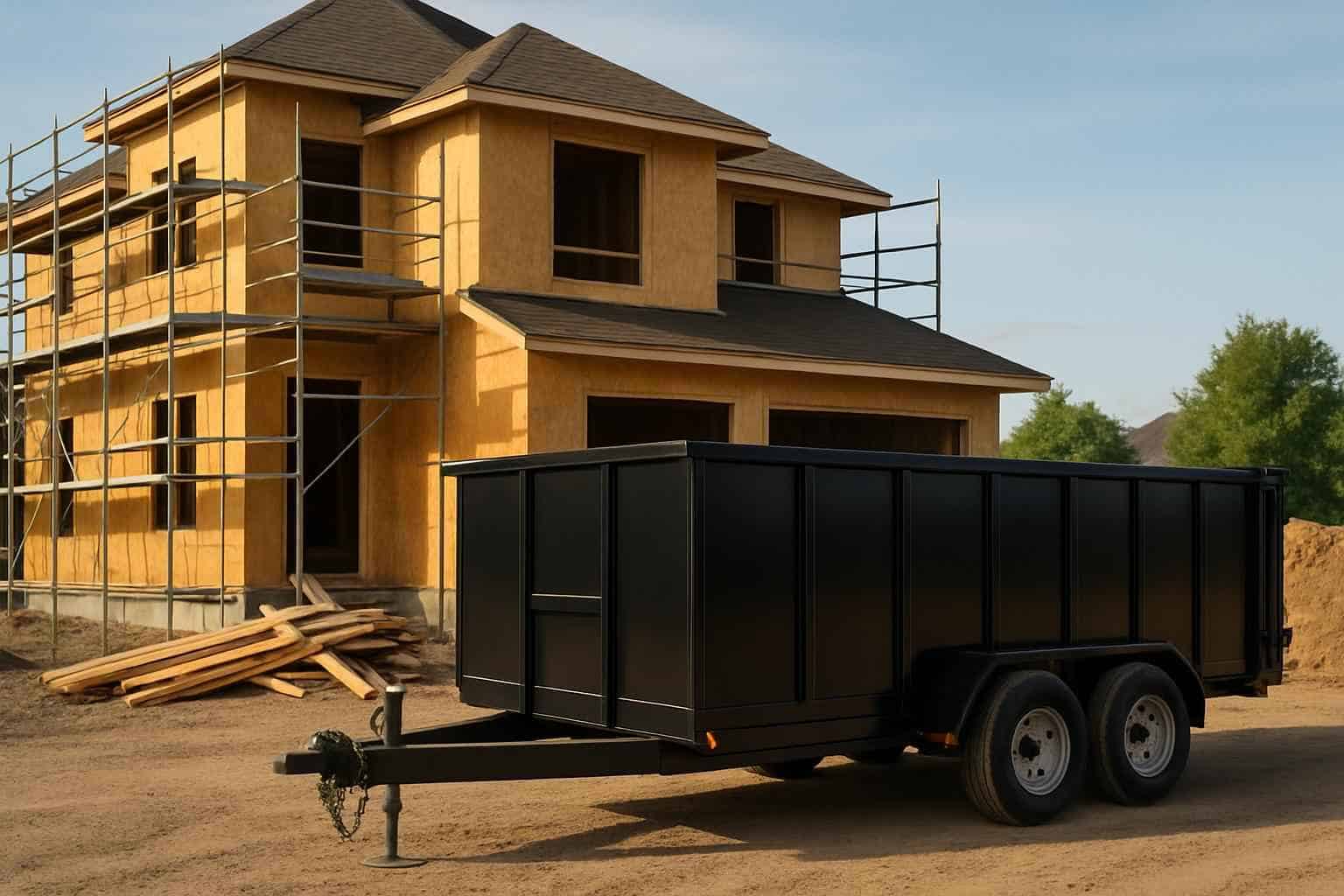 Construction Site Dumpster Trailer Services in Boerne TX