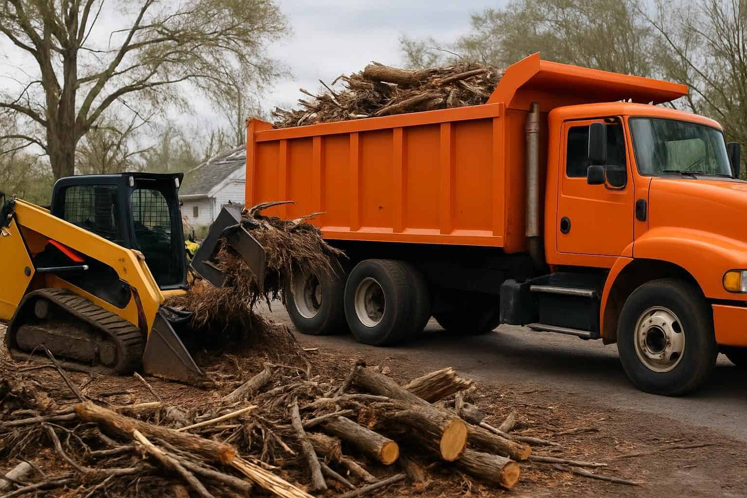 Debris Hauling and Disposal for Storm Damage