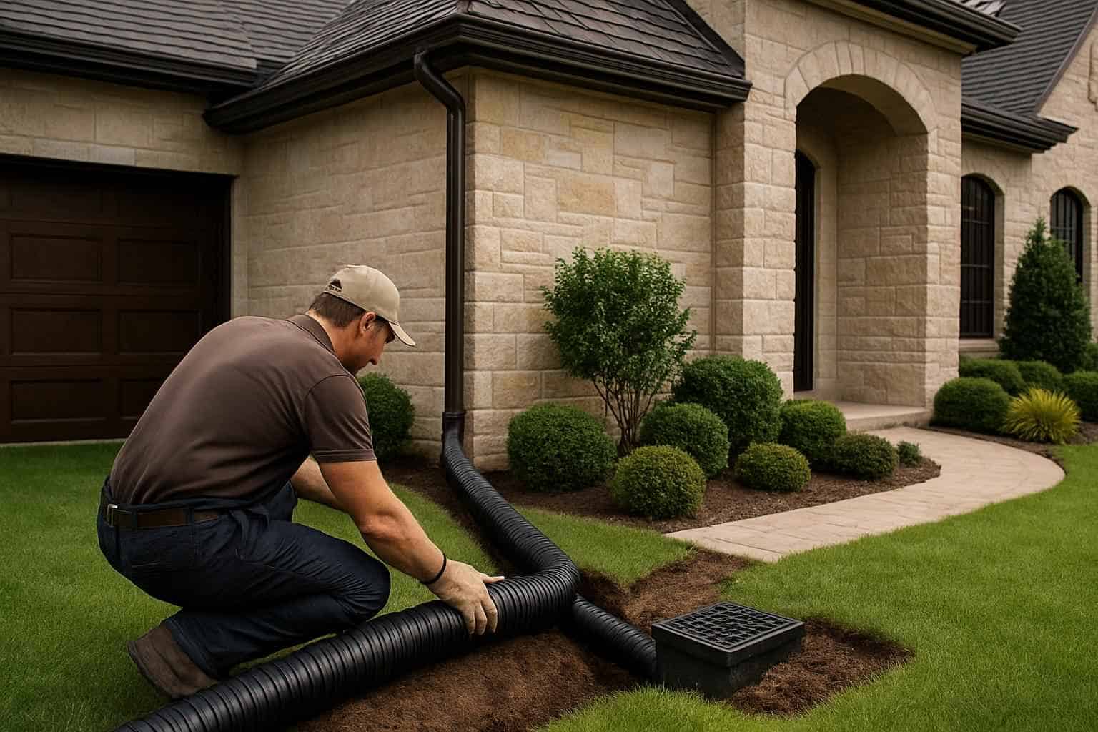 Drainage System Maintenance Services in Center Point Texas