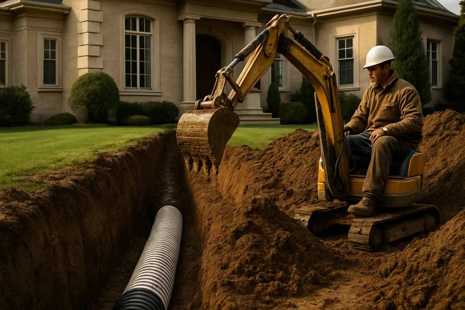 Drainage Trench Excavation Services