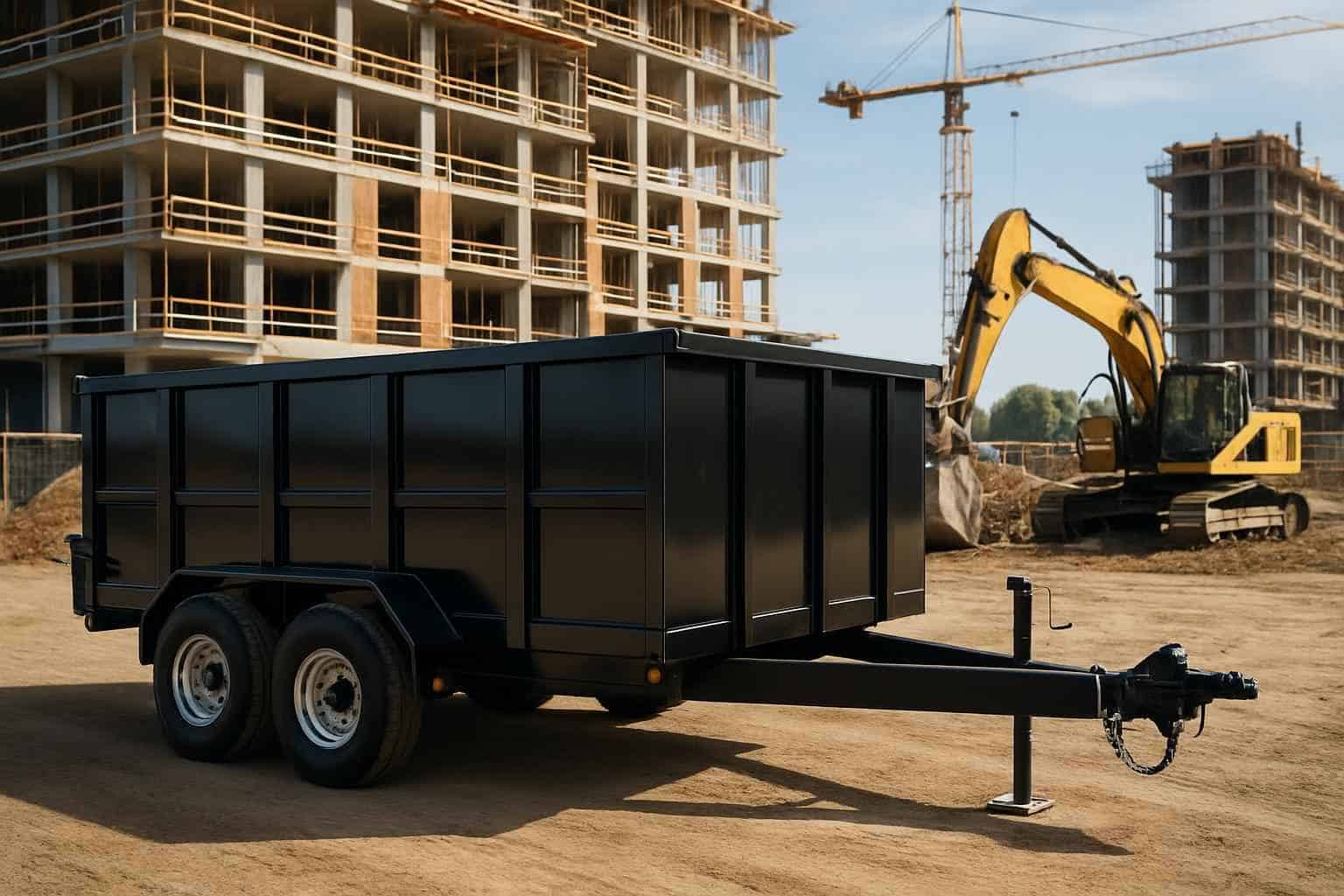 Dumpster Trailer Rental for Construction Sites