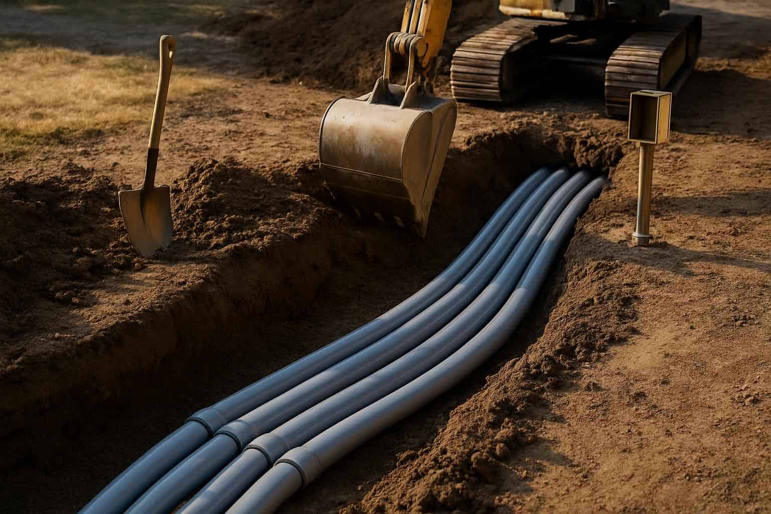 Electrical Conduit Excavation