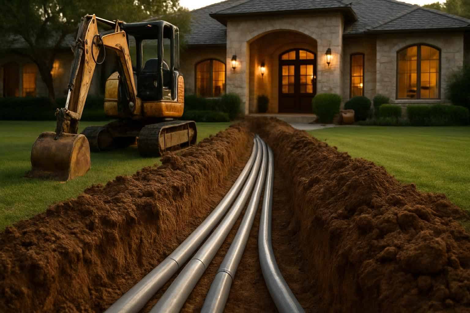 Electrical Conduit Trenching Services Hunt Texas