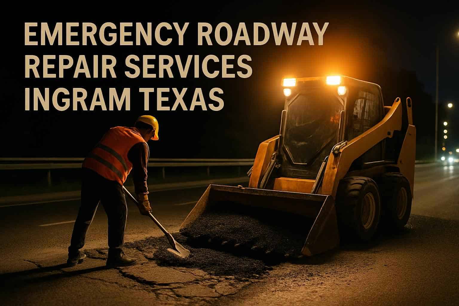 Emergency Roadway Repair Services Ingram Texas