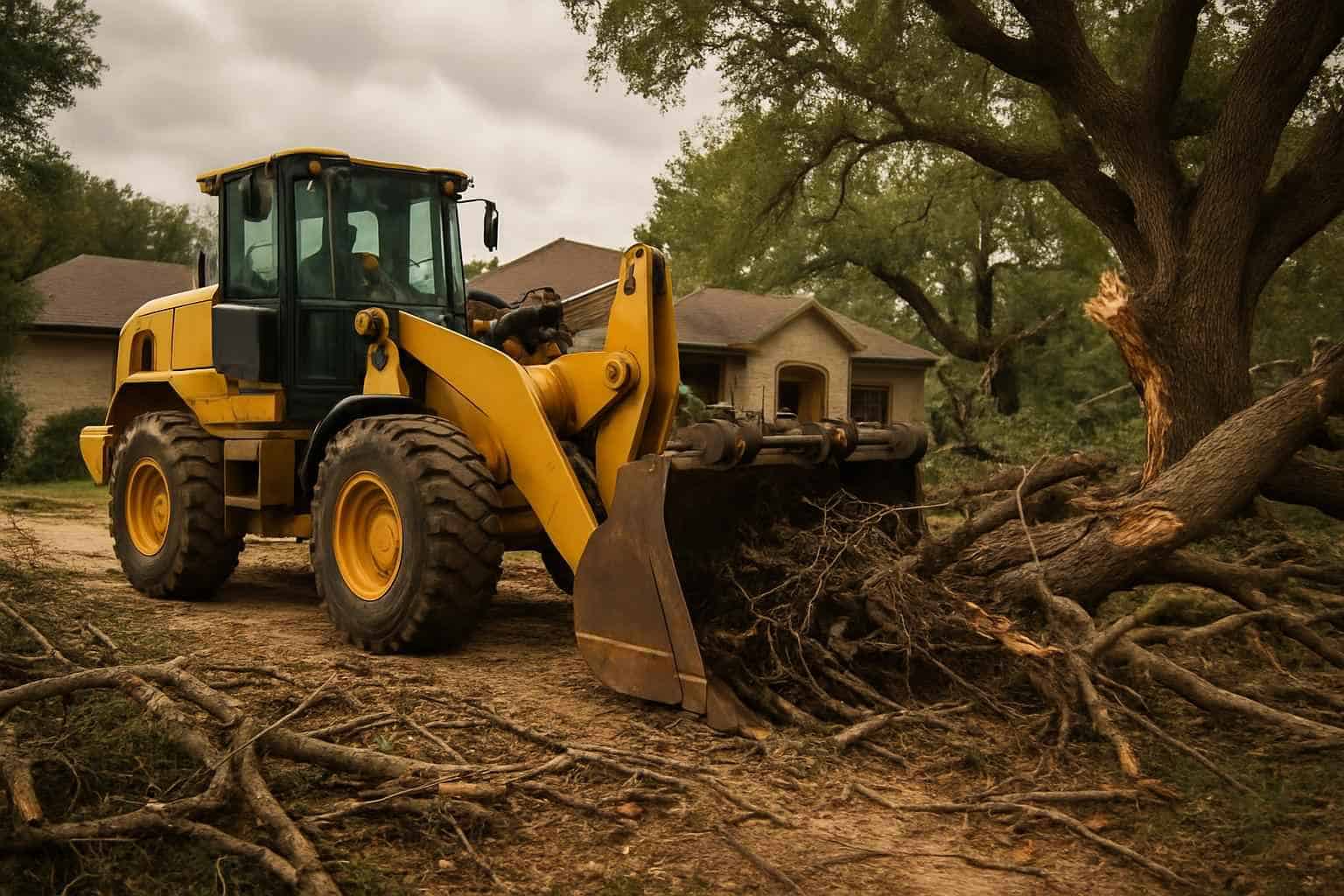 Emergency Storm Debris Cleanup in Kerrville Texas