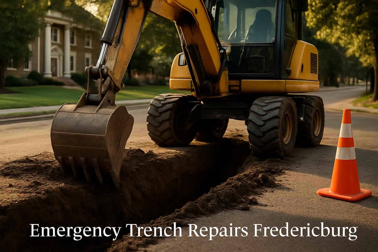 Emergency Trench Repairs Fredericksburg