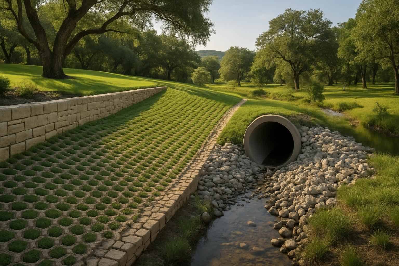 Erosion Control Drainage Solutions in Bandera Texas