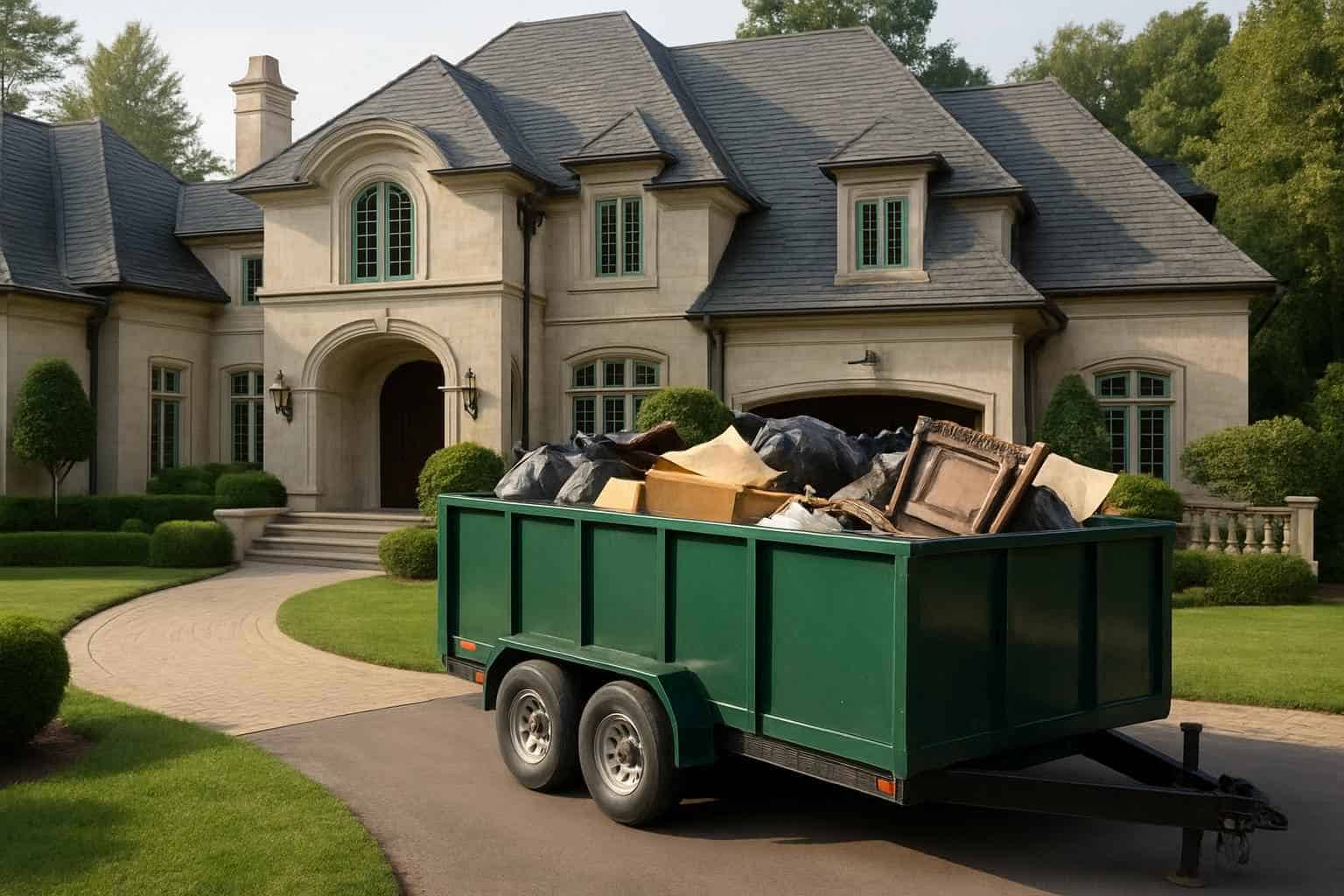 Estate and Foreclosure Cleanout Dumpster Trailers Bandera