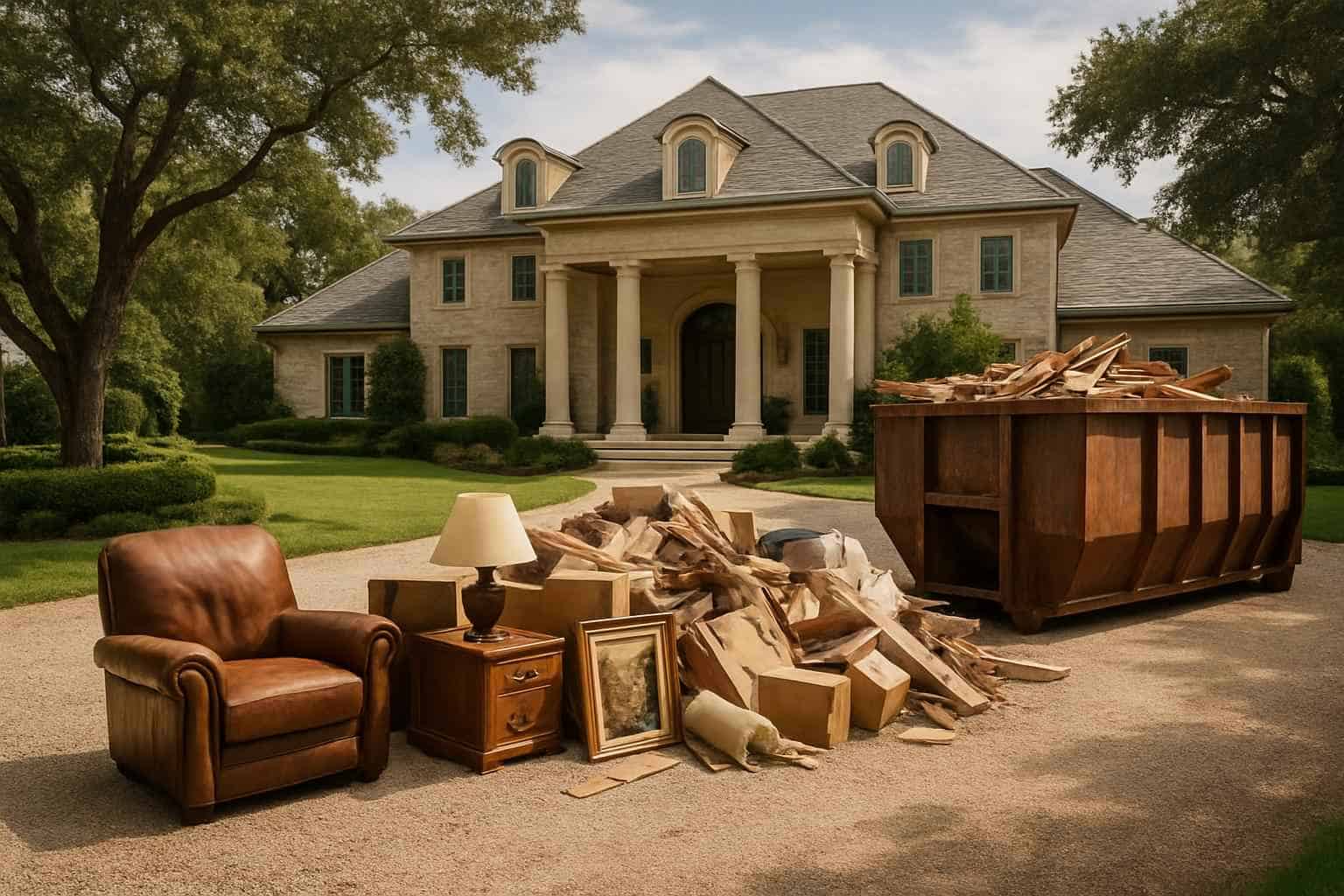 Estate Cleanout Debris Removal in Kerrville Texas