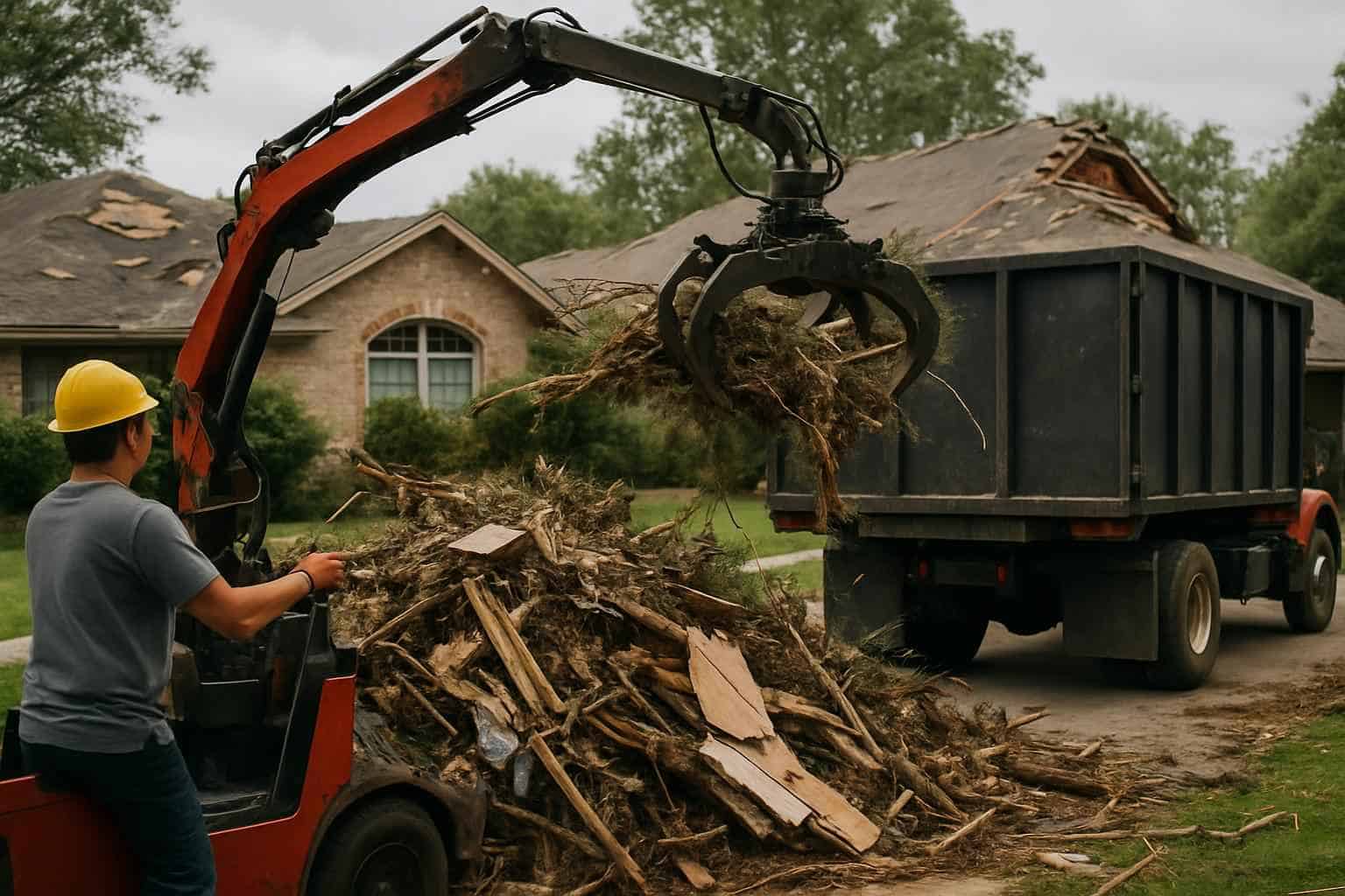 Fast Debris Hauling Services for Storm Damage in Center Point Texas