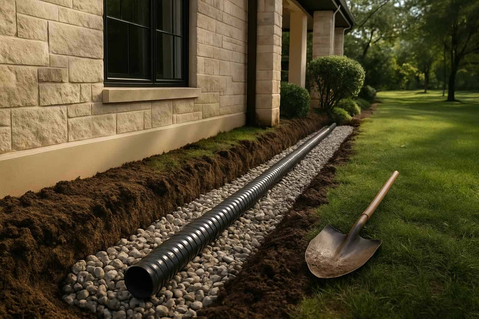 French Drain Installation Harper TX