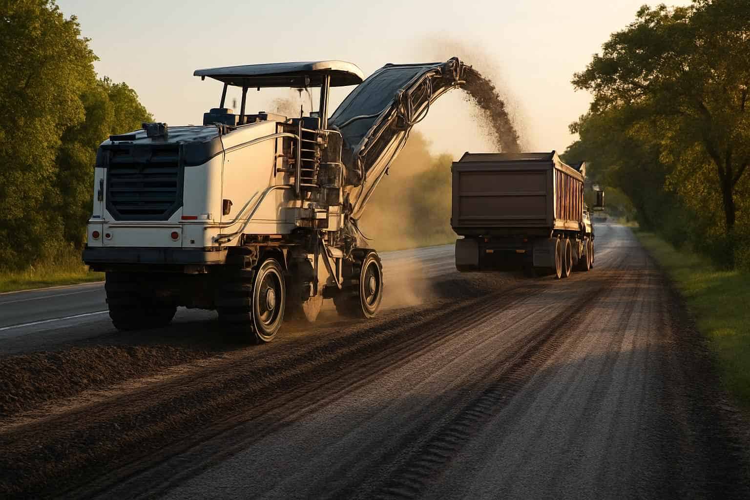 Full-Depth Roadway Reconstruction in Kerrville Texas