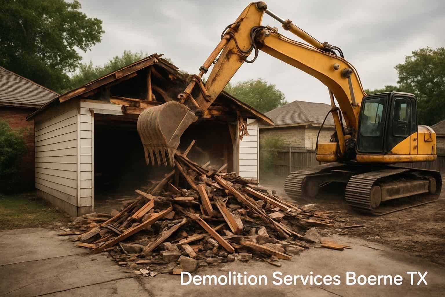 Garage Demolition Services Boerne TX