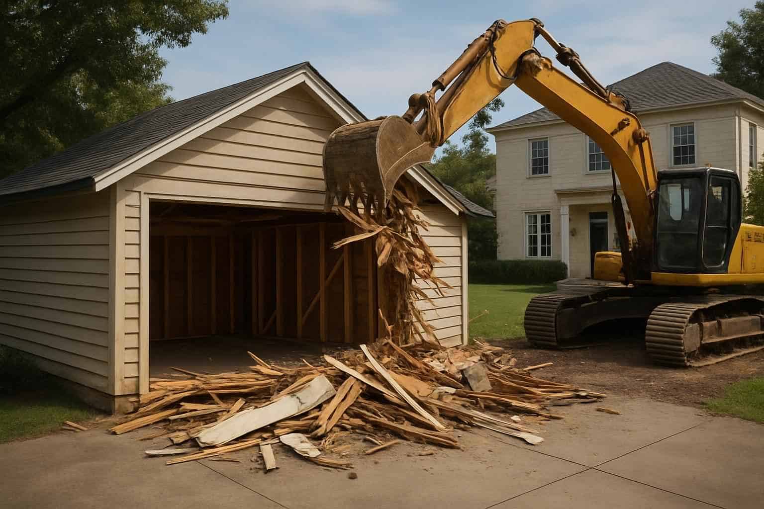 Garage Demolition Services Fredericksburg TX