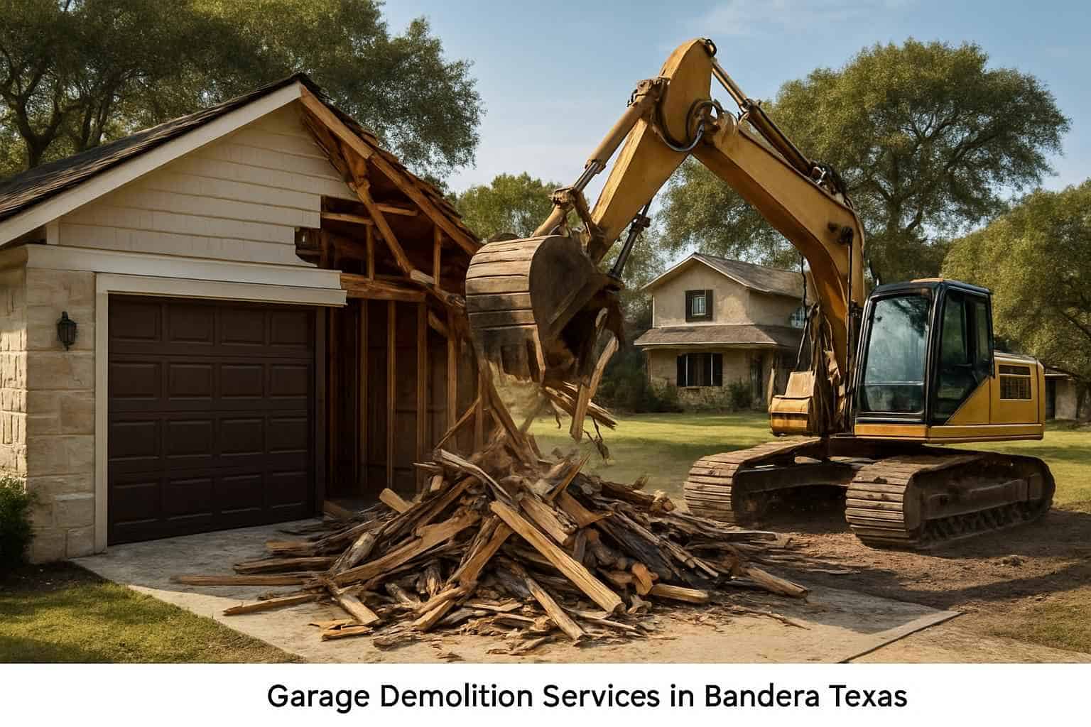 Garage Demolition Services in Bandera Texas