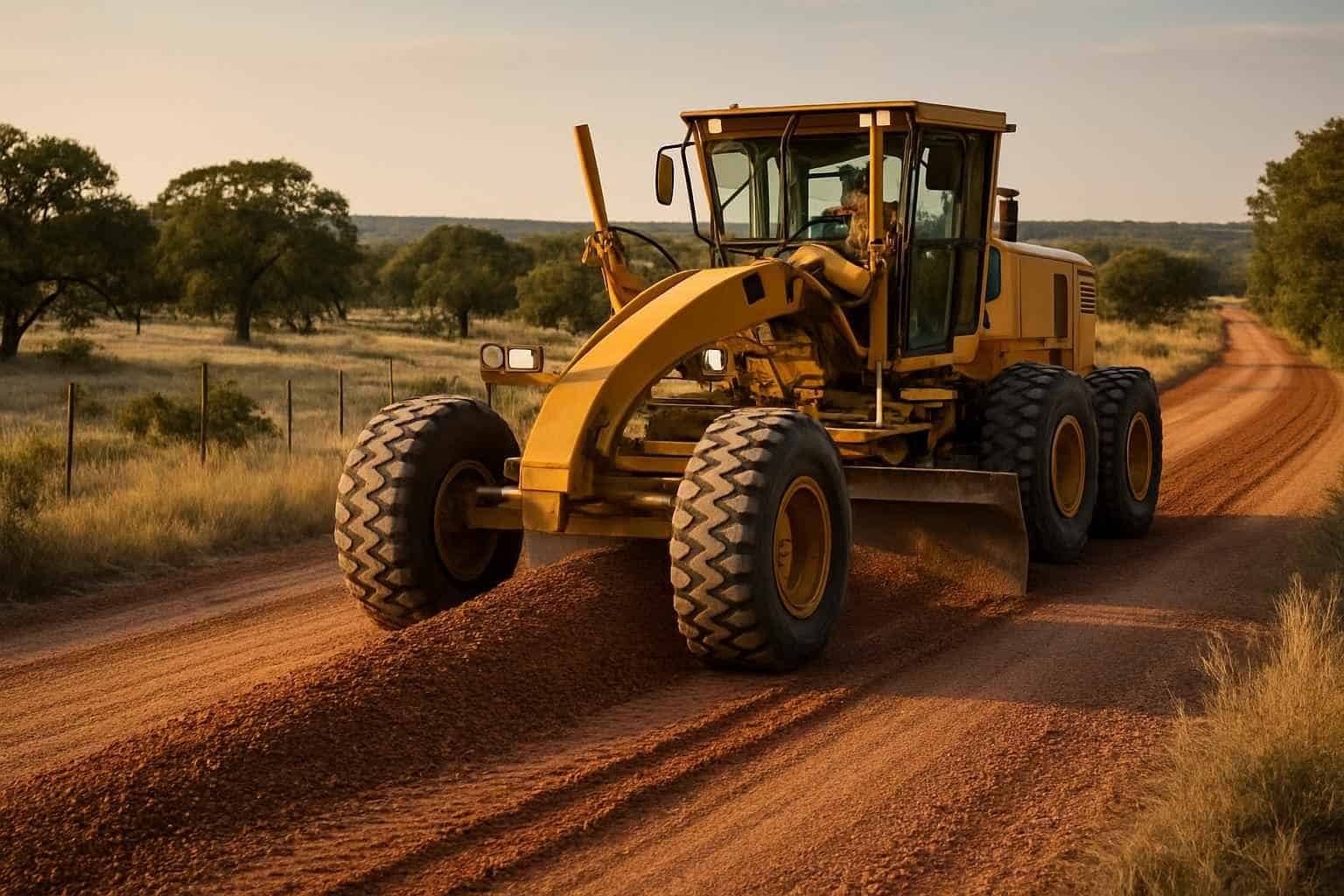 Gravel Road Maintenance and Grading in Harper Texas