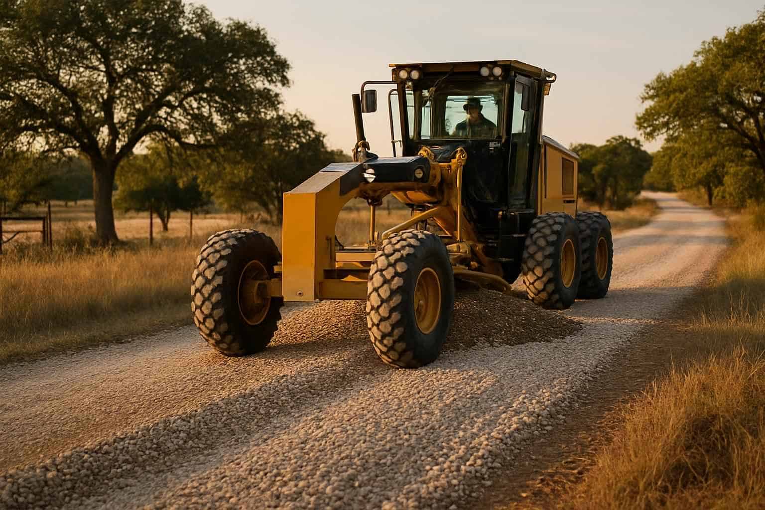 Gravel Road Maintenance Services in Fredericksburg Texas