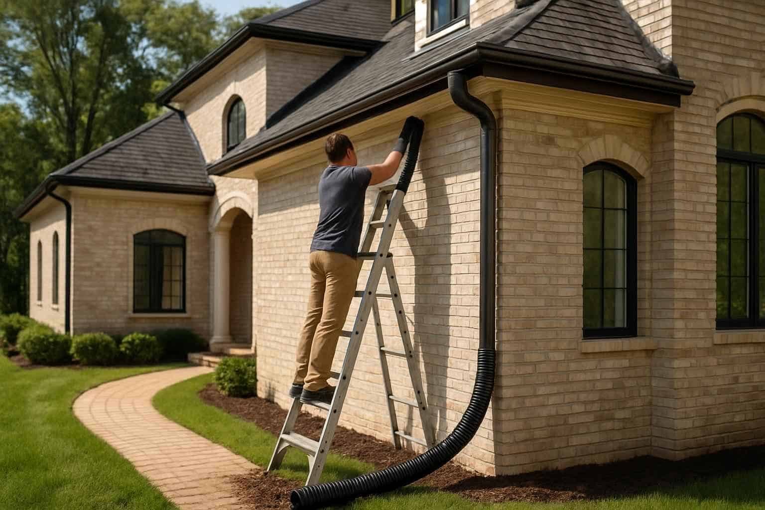 Gutter Drainage Installation Fredericksburg