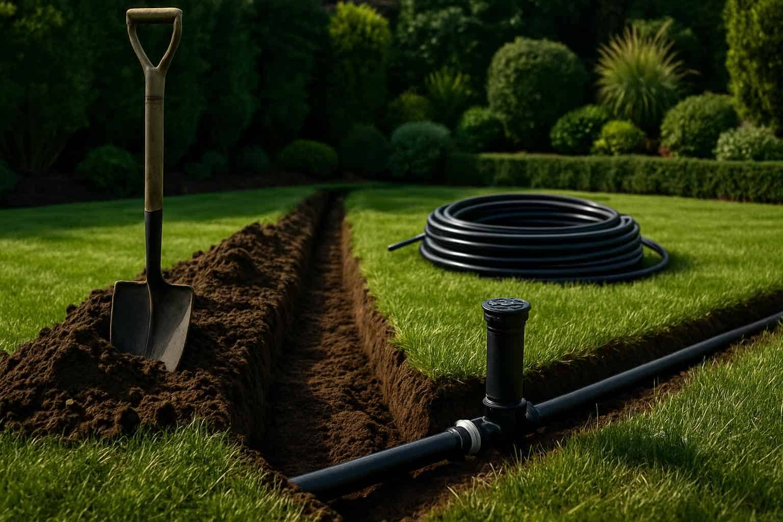 Irrigation and Sprinkler System Trenching