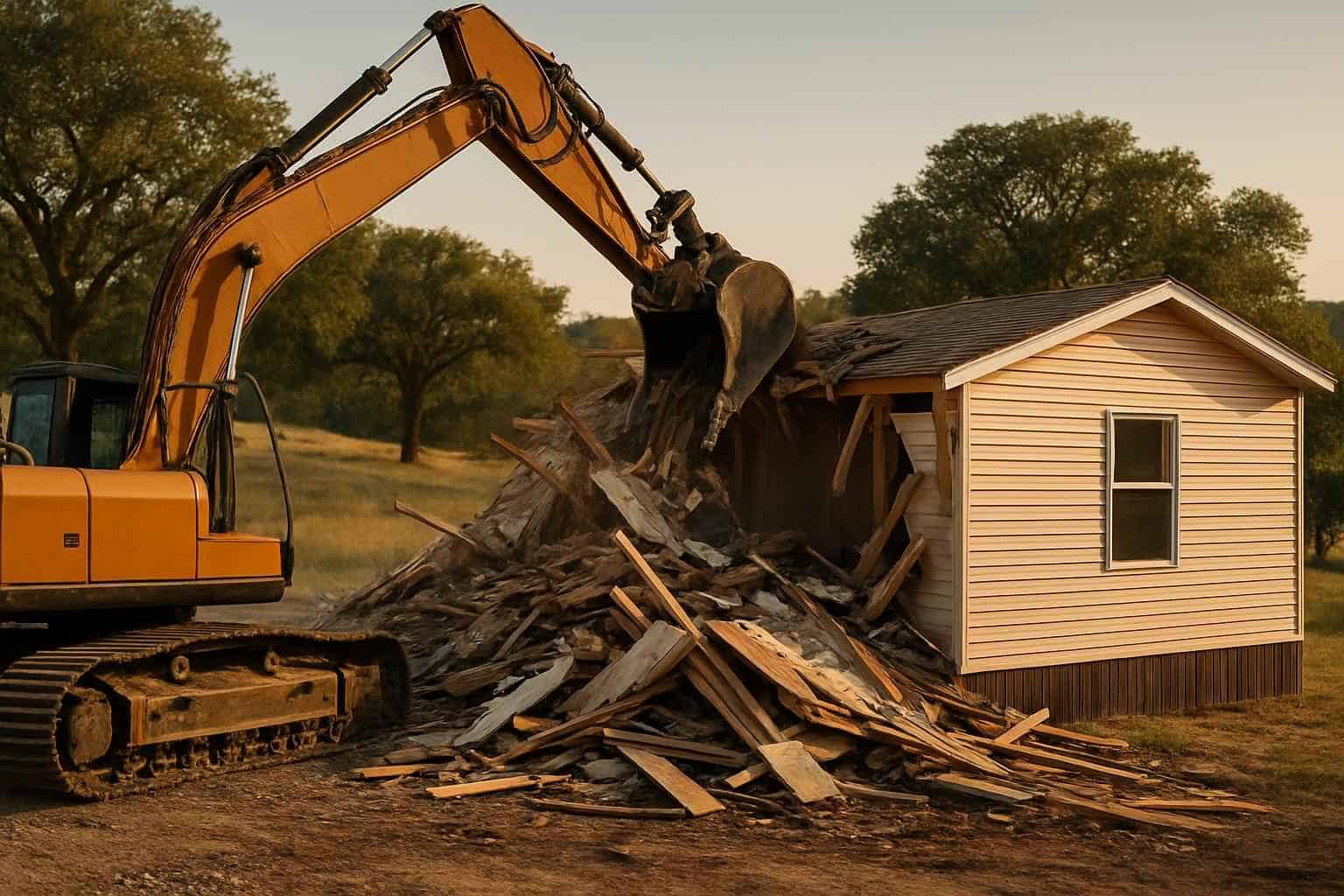Mobile Home Demolition Services Harper Texas