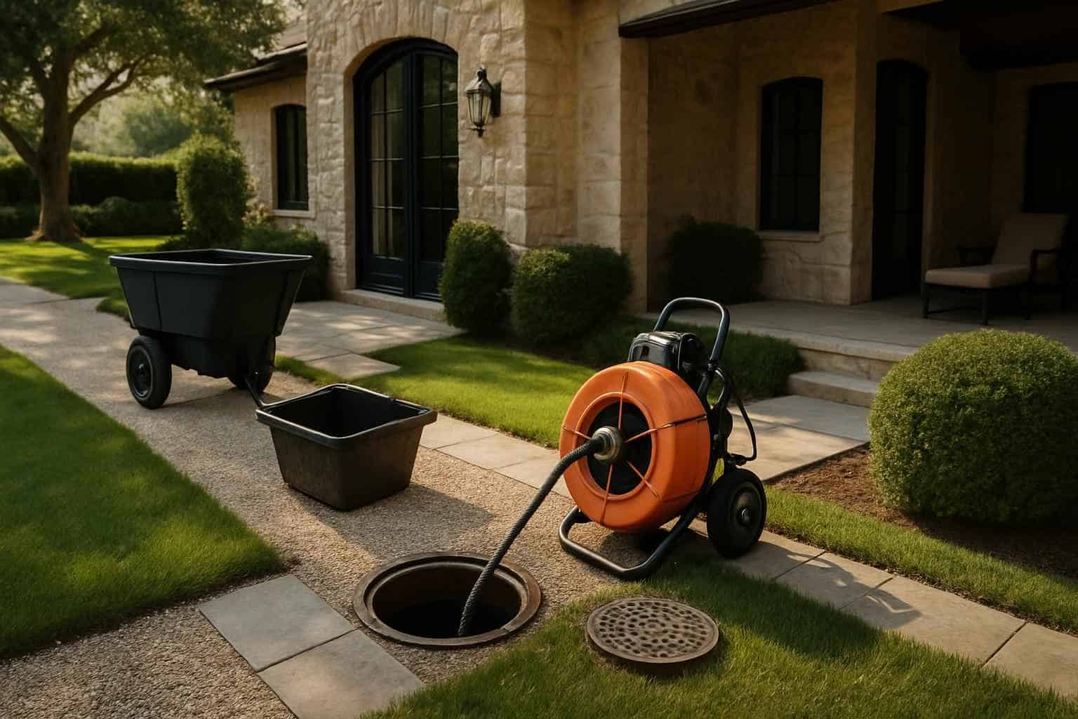Outdoor Drain Cleaning Services in Hunt Texas