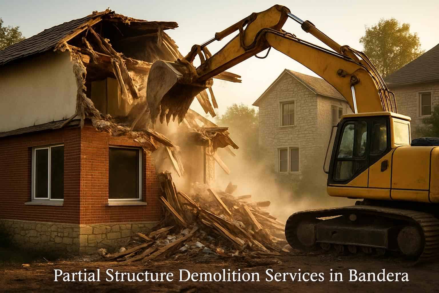 Partial Structure Demolition Services in Bandera Texas