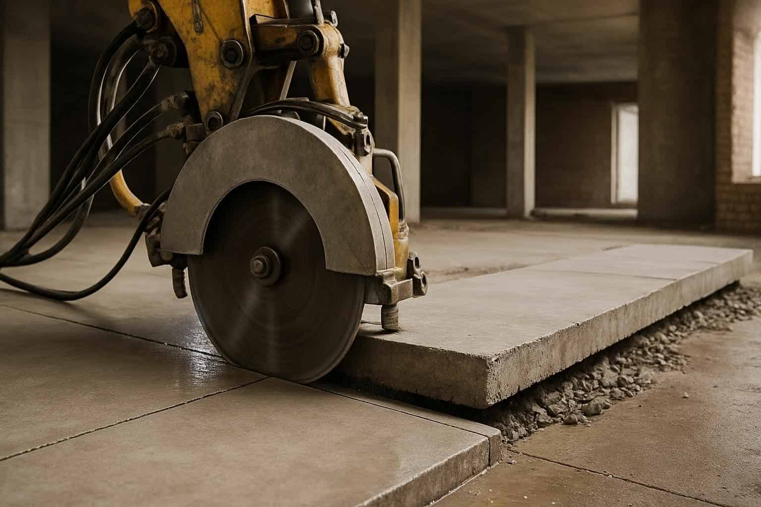 Precision Concrete Slab Removal