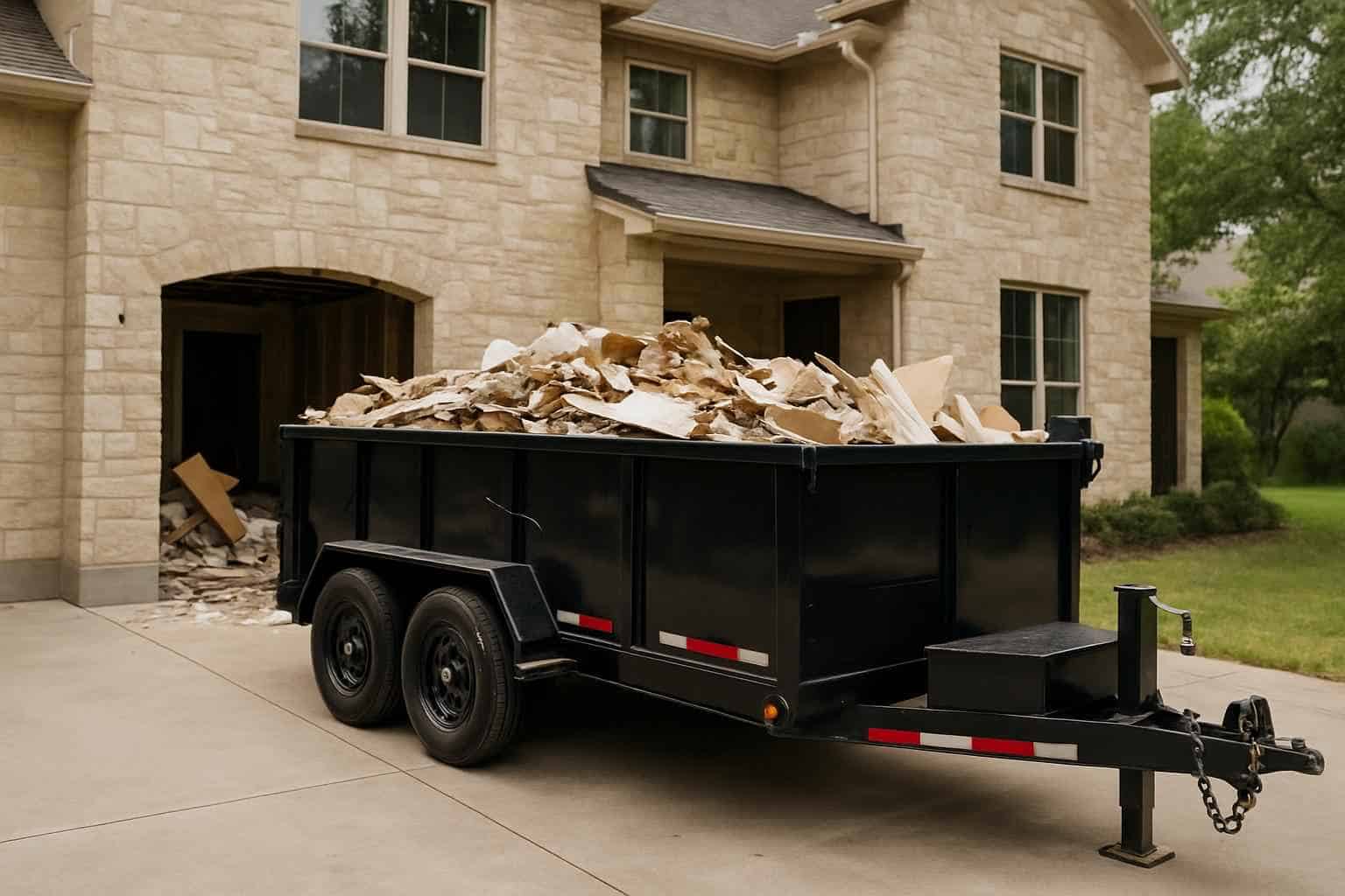 Remodeling Debris Dumpster Trailers Fredericksburg TX