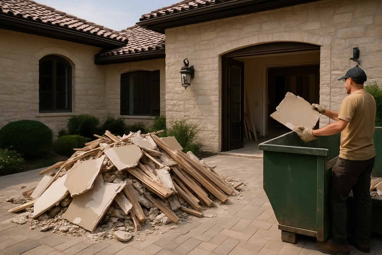 Renovation Debris Pickup Services in Kerrville Texas