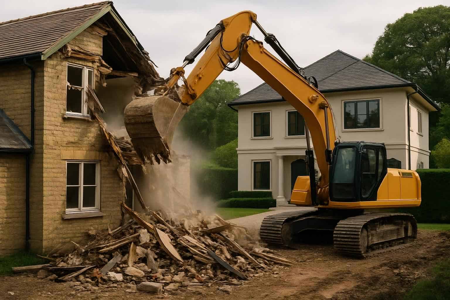 Residential Demolition for New Home Construction